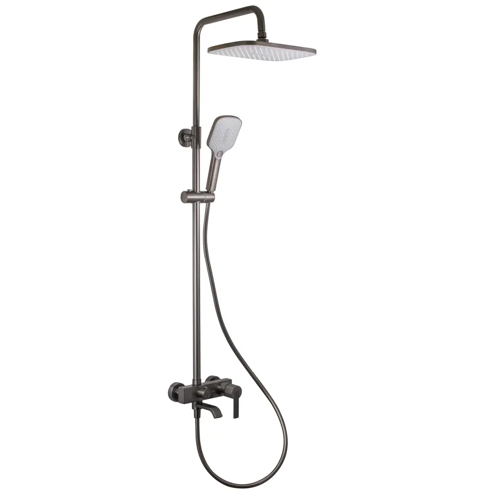Фото 3 Душевая стойка Maxonor pure life Pl2484-9 2 режимная цвет графит
