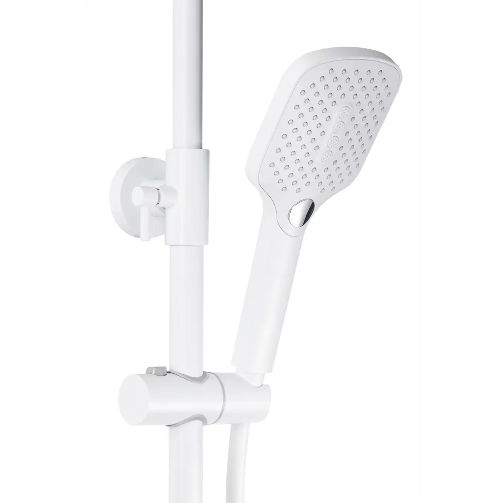 Фото 9 Душевая стойка Maxonor pure life Asket PL2496-8 3 режимная цвет белый Фото 9 Душевая стойка Maxonor pure life Asket PL2496-8 3 режимная цвет белый