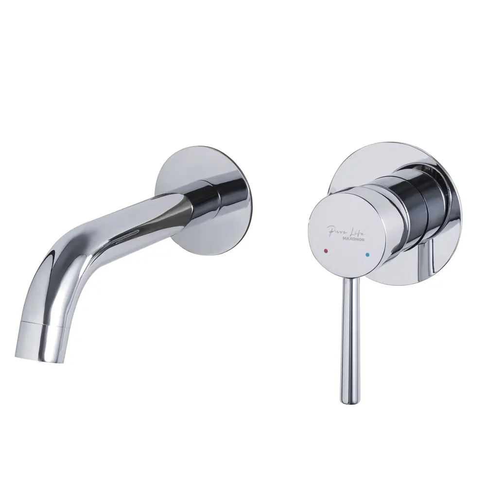 Фото Встраиваемый смеситель Maxonor Pure Life Superior PL7387 рычажный цвет хром,хромированный Фото Встраиваемый смеситель Maxonor Pure Life Superior PL7387 рычажный цвет хром,хромированный