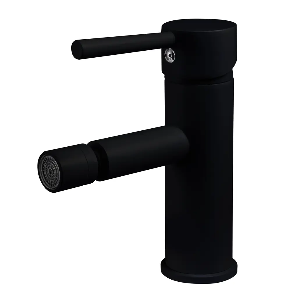 Фото Смеситель для биде Maxonor pure life Pl5087-7 с гигиеническим душем цвет Черный матовый, Черный