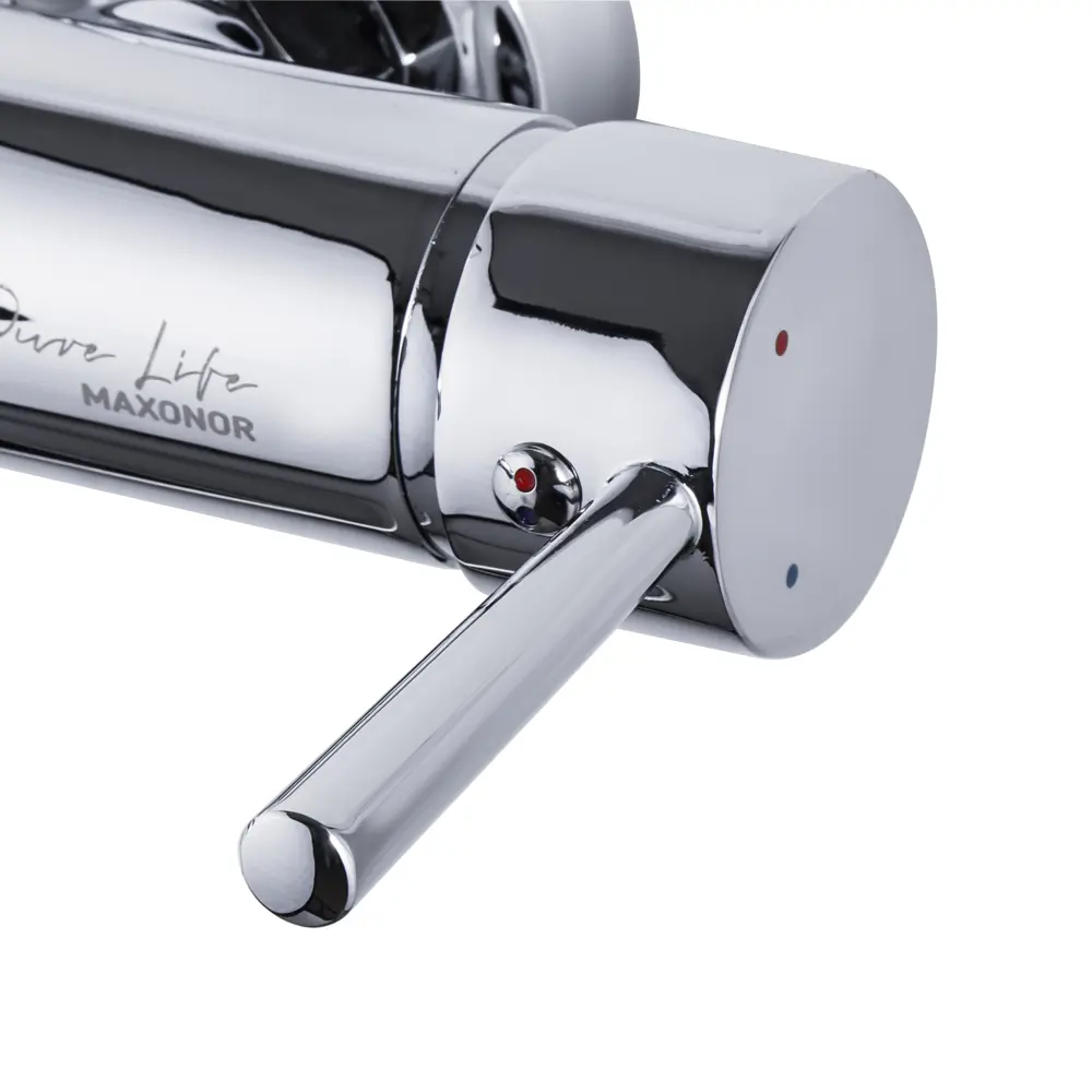 Фото 4 Смеситель для ванны Maxonor pure life Pl3287 однорычажный с душевой лейкой цвет хромированный, хром Фото 4 Смеситель для ванны Maxonor pure life Pl3287 однорычажный с душевой лейкой цвет хромированный, хром