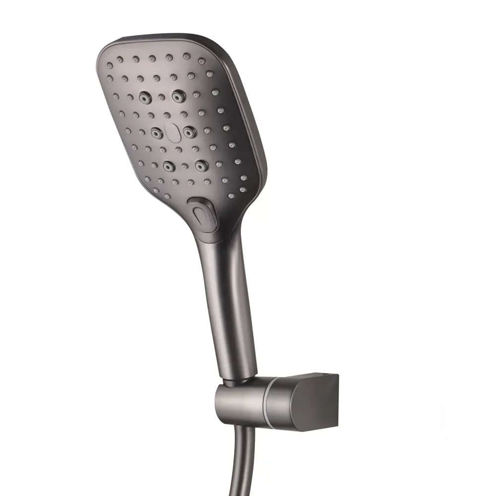Фото 4 Смеситель для ванны Maxonor pure life Pl3290-9 однорычажный с душевой лейкой цвет графитовый Фото 4 Смеситель для ванны Maxonor pure life Pl3290-9 однорычажный с душевой лейкой цвет графитовый