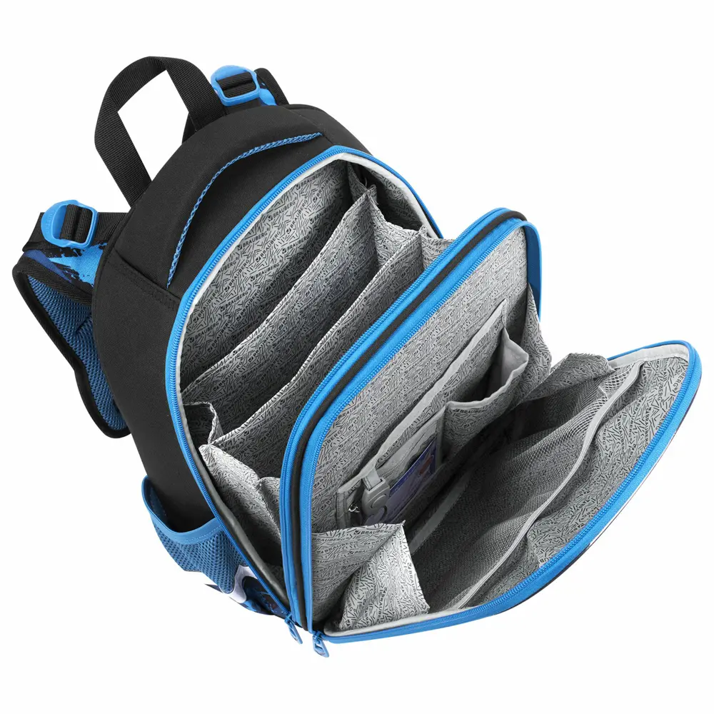 Фото 6 Рюкзак Brauberg Premium 29x38x16 см эва цвет голубой/черный Фото 6 Рюкзак Brauberg Premium 29x38x16 см эва цвет голубой/черный