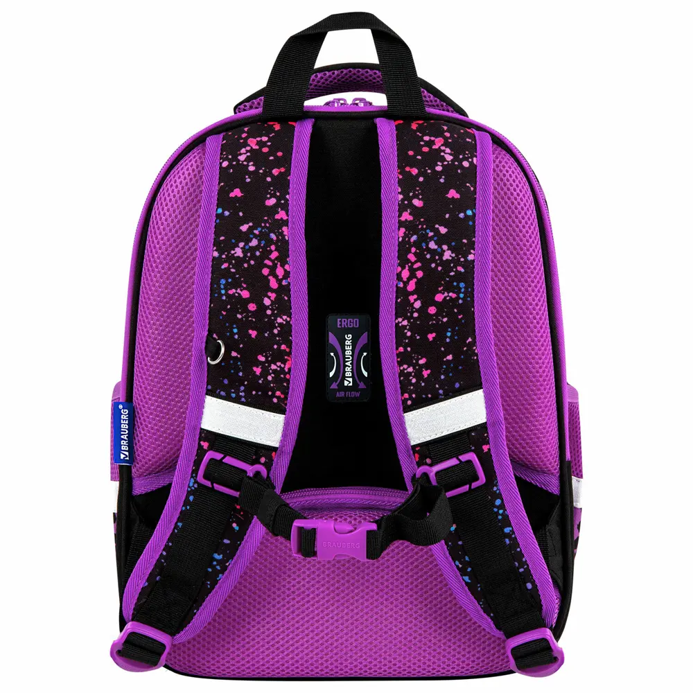 Фото 2 Рюкзак Brauberg Fit 27x38x14 см эва цвет розовый/фиолетовый Фото 2 Рюкзак Brauberg Fit 27x38x14 см эва цвет розовый/фиолетовый