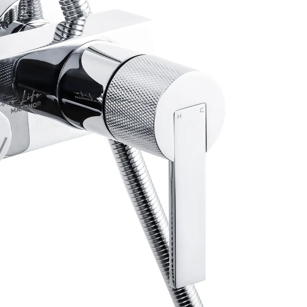 Фото 8 Душевая стойка Maxonor pure life PL2484 1 режимная хром Фото 8 Душевая стойка Maxonor pure life PL2484 1 режимная хром