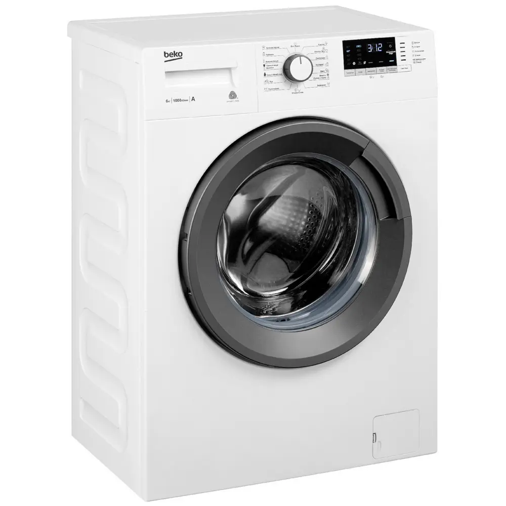 Фото 6 Стиральная машина Beko 60x41.5x84 см 6 кг цвет белый WRE6512ZAW Фото 6 Стиральная машина Beko 60x41.5x84 см 6 кг цвет белый WRE6512ZAW