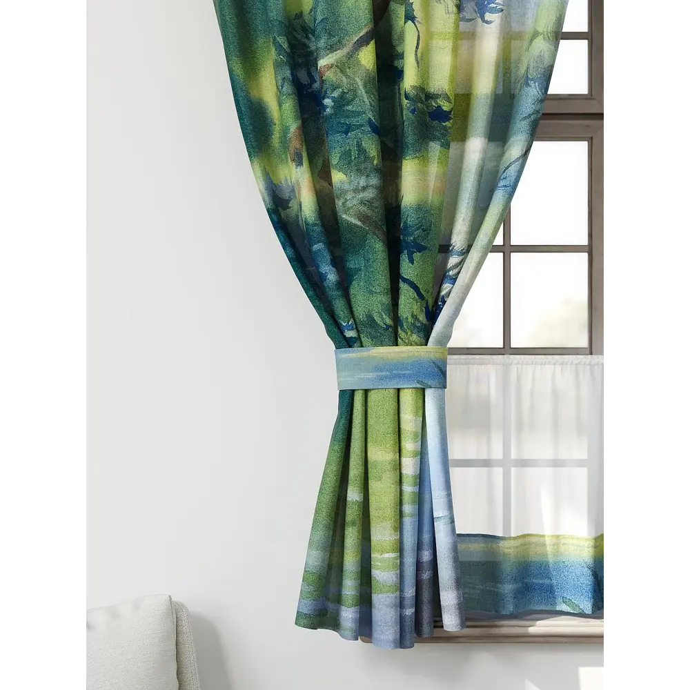 Фото 4 Комплект штор Comfy way CW705159-160 на шторной ленте 160x150 см цвет разноцветный Фото 4 Комплект штор Comfy way CW705159-160 на шторной ленте 160x150 см цвет разноцветный