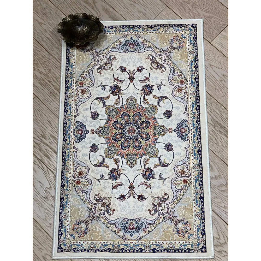 Фото Ковер Farrahi Carpet полиэстер PATB001 50х80 см цвет кремовый Фото Ковер Farrahi Carpet полиэстер PATB001 50х80 см цвет кремовый