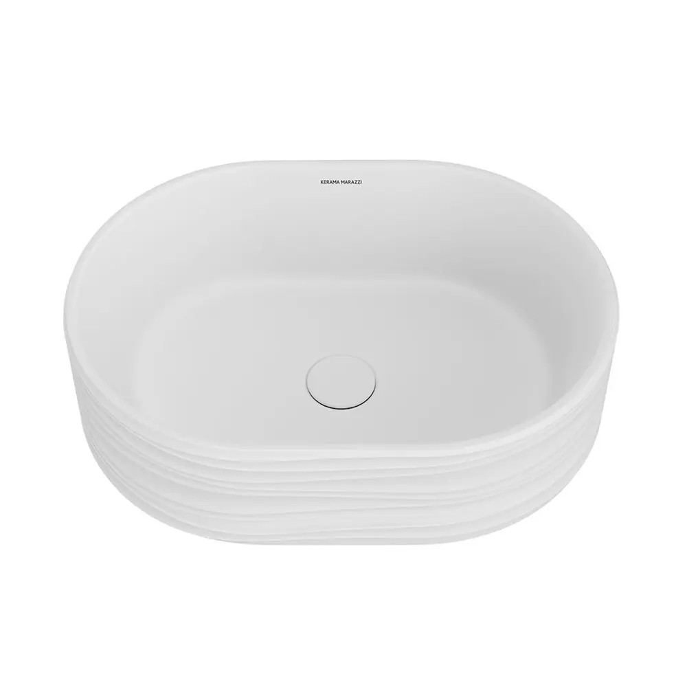 Фото 2 Раковина накладная Kerama marazzi Artbasin Sabbia 50 белая матовая Фото 2 Раковина накладная Kerama marazzi Artbasin Sabbia 50 белая матовая