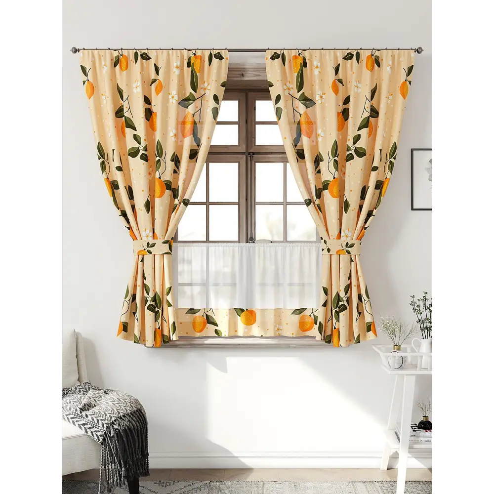 Фото Комплект штор Comfy way Иномик - 32 CW705032-160 на шторной ленте 160x150 см цвет зеленый Фото Комплект штор Comfy way Иномик - 32 CW705032-160 на шторной ленте 160x150 см цвет зеленый