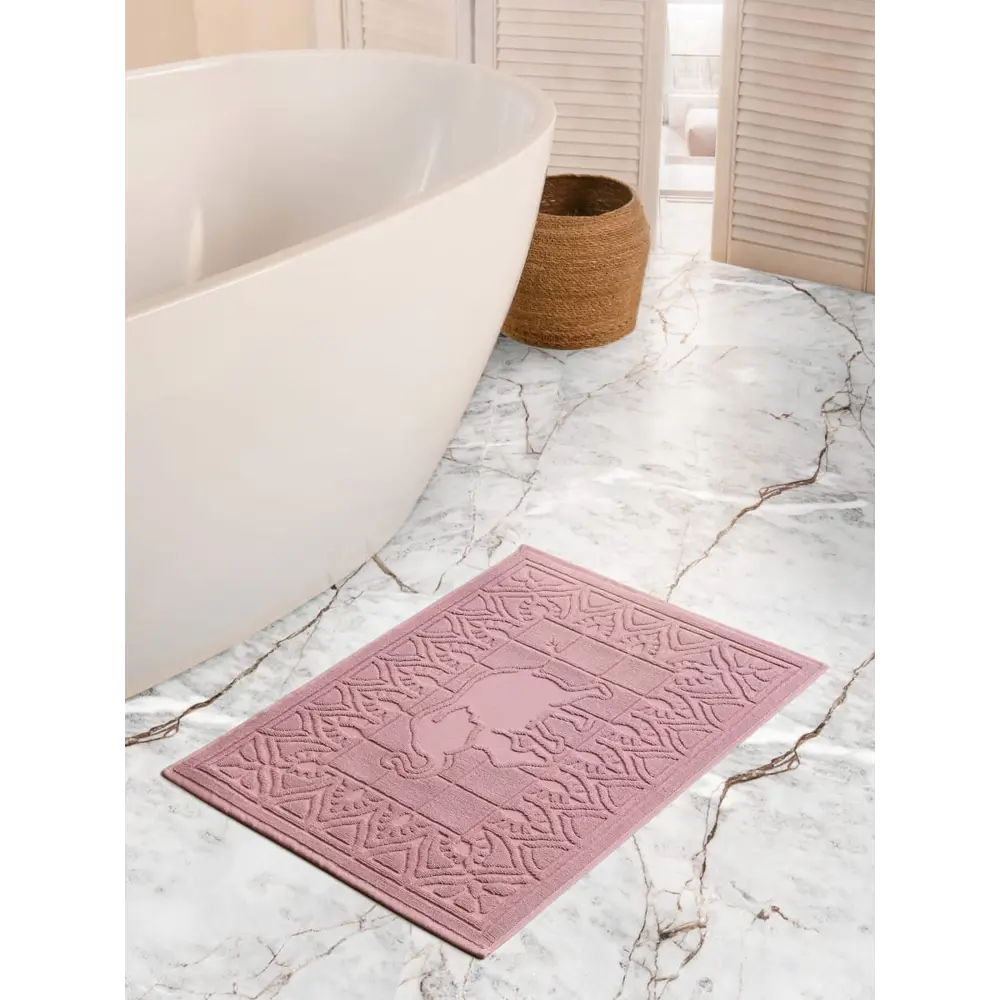 Фото Коврик для ванной комнаты Arya Home Collection 8680943113719 70x50см цвет фиолетовый