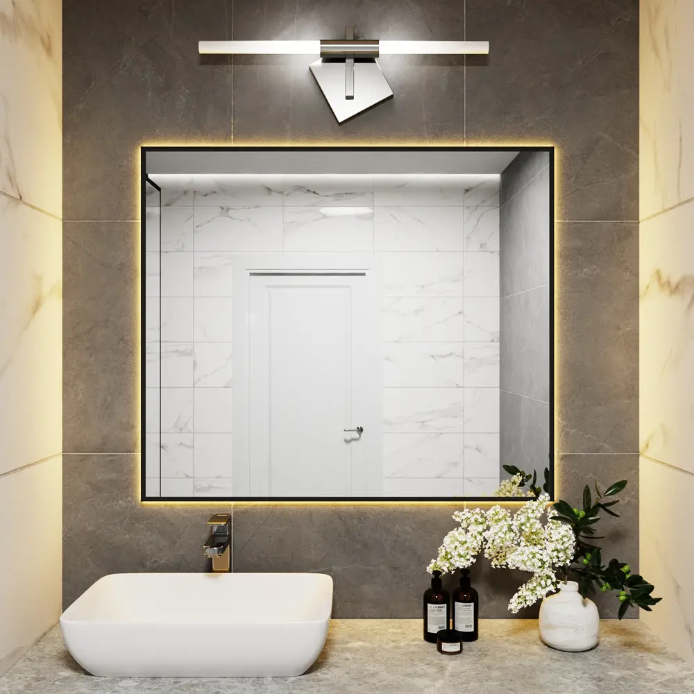 Фото 2 Зеркало со встроенной подсветкой One mirror 10090чст 90x100 см Фото 2 Зеркало со встроенной подсветкой One mirror 10090чст 90x100 см