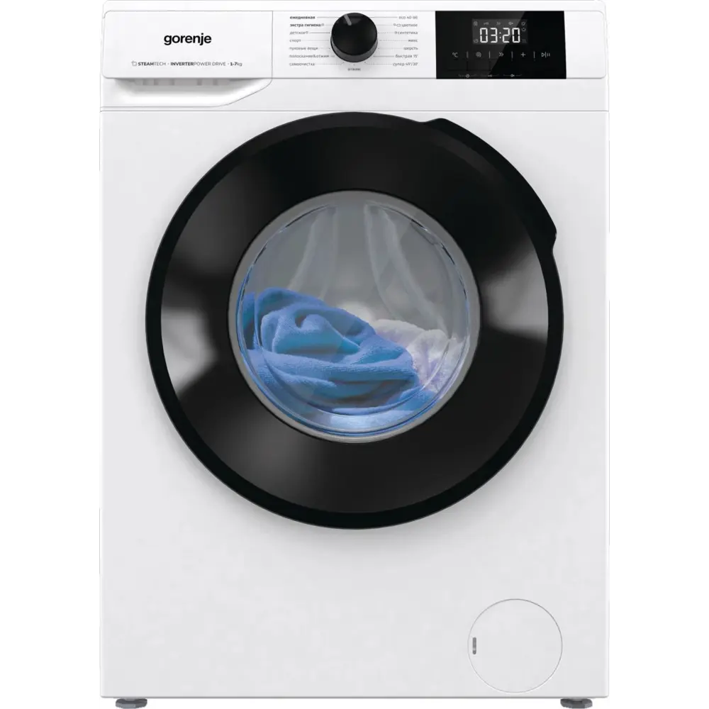 Фото Стиральная машина Gorenje W1ngpi72sbs/c 59.5x84.5x43.5 см 7 кг цвет белый Фото Стиральная машина Gorenje W1ngpi72sbs/c 59.5x84.5x43.5 см 7 кг цвет белый