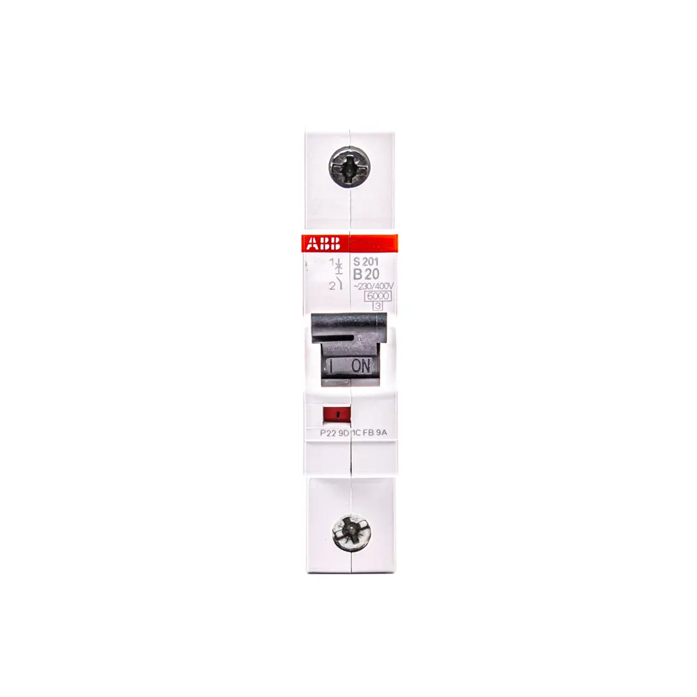 Фото 3 Автоматический выключатель ABB S200 1P B20 А 6 кА 2CDS251001R0205 Фото 3 Автоматический выключатель ABB S200 1P B20 А 6 кА 2CDS251001R0205