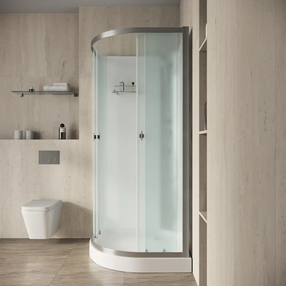 Фото 6 Душевая кабина Keramastar Astra KR098041BK 80x80x200 с низким поддоном, без крыши Фото 6 Душевая кабина Keramastar Astra KR098041BK 80x80x200 с низким поддоном, без крыши