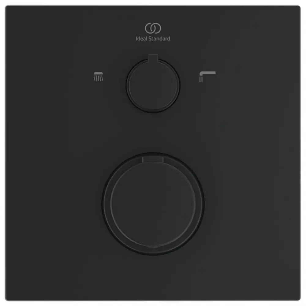 Фото 2 Смеситель для душа Ideal standard A7522XG термостатический цвет черный матовый Фото 2 Смеситель для душа Ideal standard A7522XG термостатический цвет черный матовый