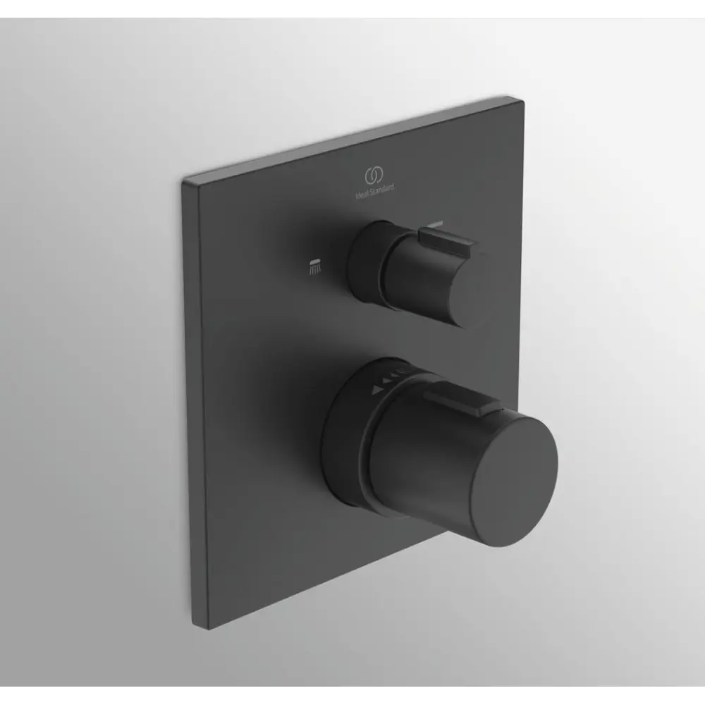 Фото 3 Смеситель для душа Ideal standard A7522XG термостатический цвет черный матовый Фото 3 Смеситель для душа Ideal standard A7522XG термостатический цвет черный матовый