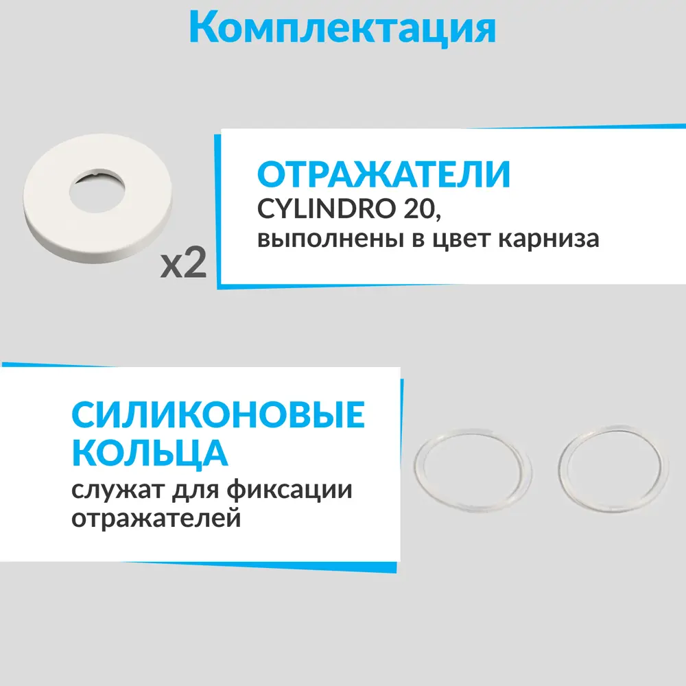 Фото 9 Карниз для ванны MRKARNIZ K20R-120x120-WHITE+CLD 120 см