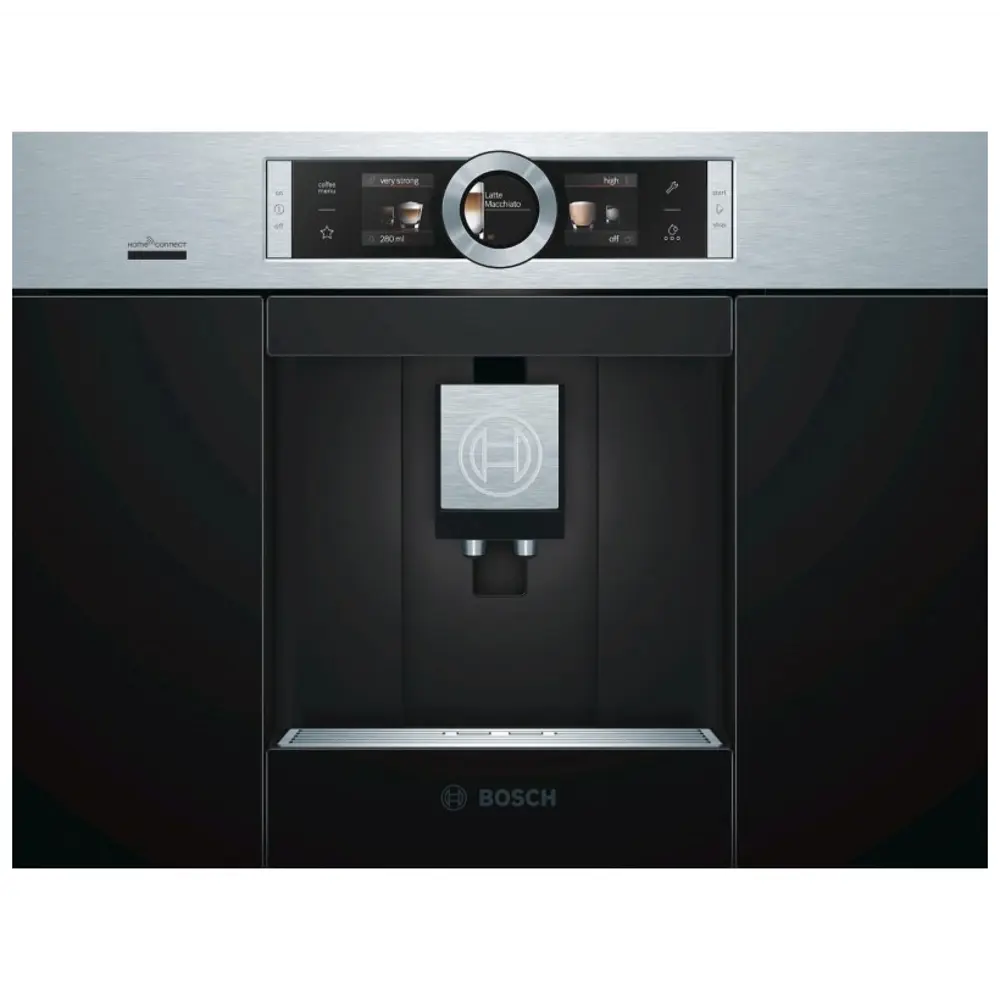 Фото Встроенная кофемашина Bosch 59.4x45.5x35.6 см цвет черный, нержавеющая сталь Фото Встроенная кофемашина Bosch 59.4x45.5x35.6 см цвет черный, нержавеющая сталь