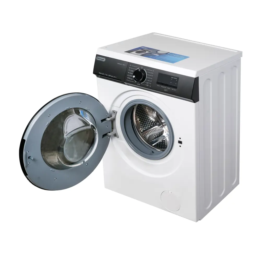 Фото 3 Стиральная машина Delonghi Camilla l 724 v 60x85x40 см 7 кг цвет белый Фото 3 Стиральная машина Delonghi Camilla l 724 v 60x85x40 см 7 кг цвет белый