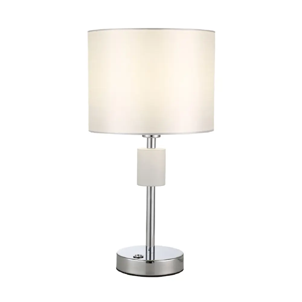 Фото 2 Настольная лампа Crystal Lux Maestro lg1 chrome цвет серый/серебристый Фото 2 Настольная лампа Crystal Lux Maestro lg1 chrome цвет серый/серебристый