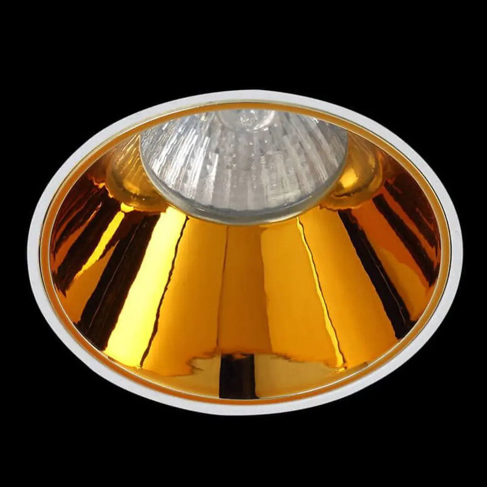 Фото 2 Светильник точечный встраиваемый Crystal Lux 050 Clt 050c1 wh-go GU10 цвет белый Фото 2 Светильник точечный встраиваемый Crystal Lux 050 Clt 050c1 wh-go GU10 цвет белый