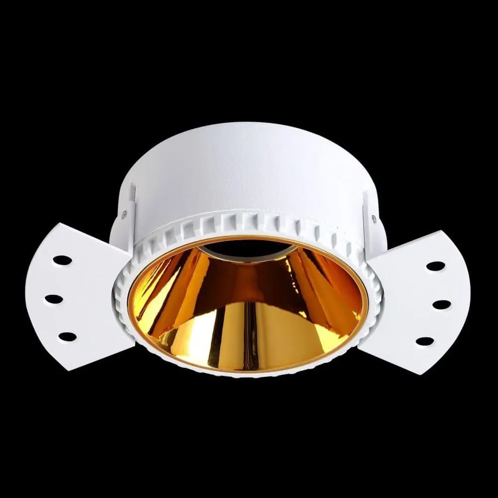 Фото 4 Светильник точечный встраиваемый Crystal Lux 050 Clt 050c1 wh-go GU10 цвет белый Фото 4 Светильник точечный встраиваемый Crystal Lux 050 Clt 050c1 wh-go GU10 цвет белый