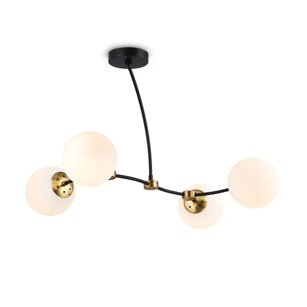 Фото 3 Люстра на штанге светодиодная Ambrella light Tr2544 10 м² нейтральный белый свет цвет черный Фото 3 Люстра на штанге светодиодная Ambrella light Tr2544 10 м² нейтральный белый свет цвет черный