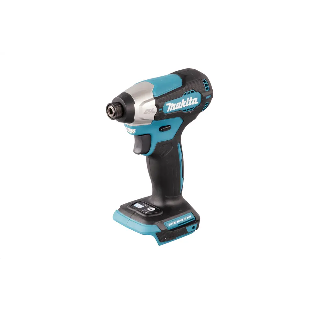 Фото Шуруповерт аккумуляторный бесщеточный ударный Makita DTD157Z, 18 В Li-Ion без АКБ и ЗУ Фото Шуруповерт аккумуляторный бесщеточный ударный Makita DTD157Z, 18 В Li-Ion без АКБ и ЗУ