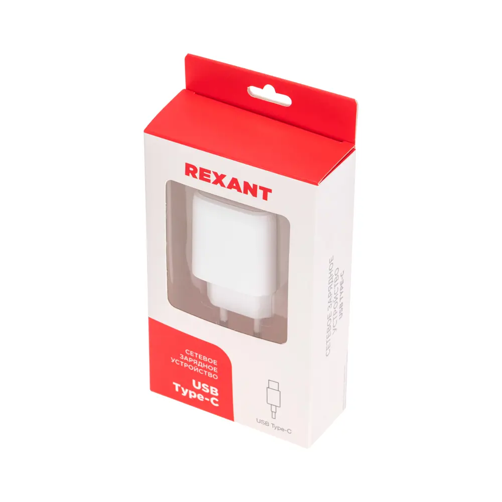 Фото 7 Зарядное устройство Rexant USB QC 20 Вт Type C PD 20 Вт цвет белый Фото 7 Зарядное устройство Rexant USB QC 20 Вт Type C PD 20 Вт цвет белый