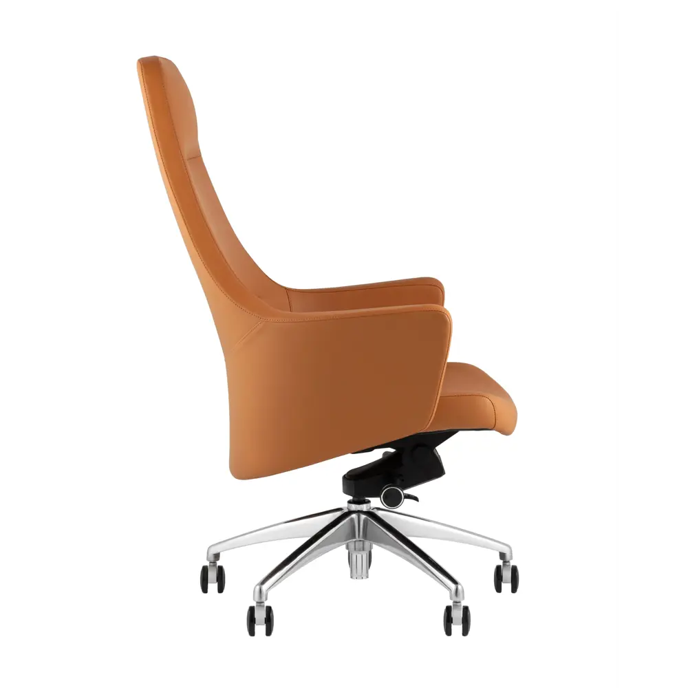 Фото 6 Офисное кресло Stool group Ferris 68x128x63 см эко кожа цвет коричневый Фото 6 Офисное кресло Stool group Ferris 68x128x63 см эко кожа цвет коричневый