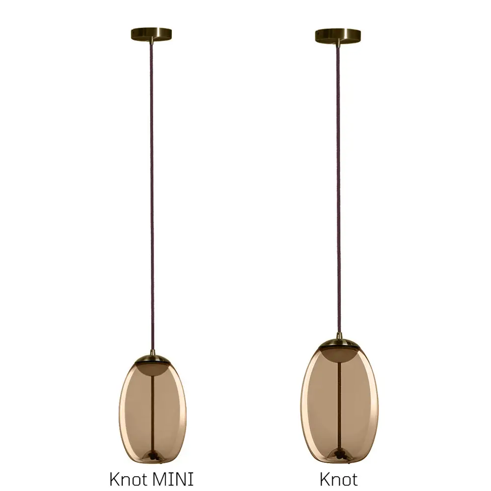 Фото 3 Светильник подвесной светодиодный Loft It Knot Lf_8135-a_mini 1.08 м² теплый белый (желтый) свет цвет янтарный/латунь Фото 3 Светильник подвесной светодиодный Loft It Knot Lf_8135-a_mini 1.08 м² теплый белый (желтый) свет цвет янтарный/латунь