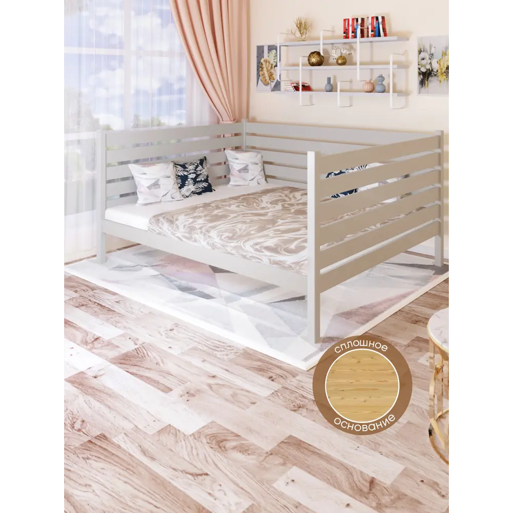 Фото 3 Кровать Solarius Tahta-spin140-190plat-full 150 x 101 x 200 см сосна цвет бежевый Фото 3 Кровать Solarius Tahta-spin140-190plat-full 150 x 101 x 200 см сосна цвет бежевый