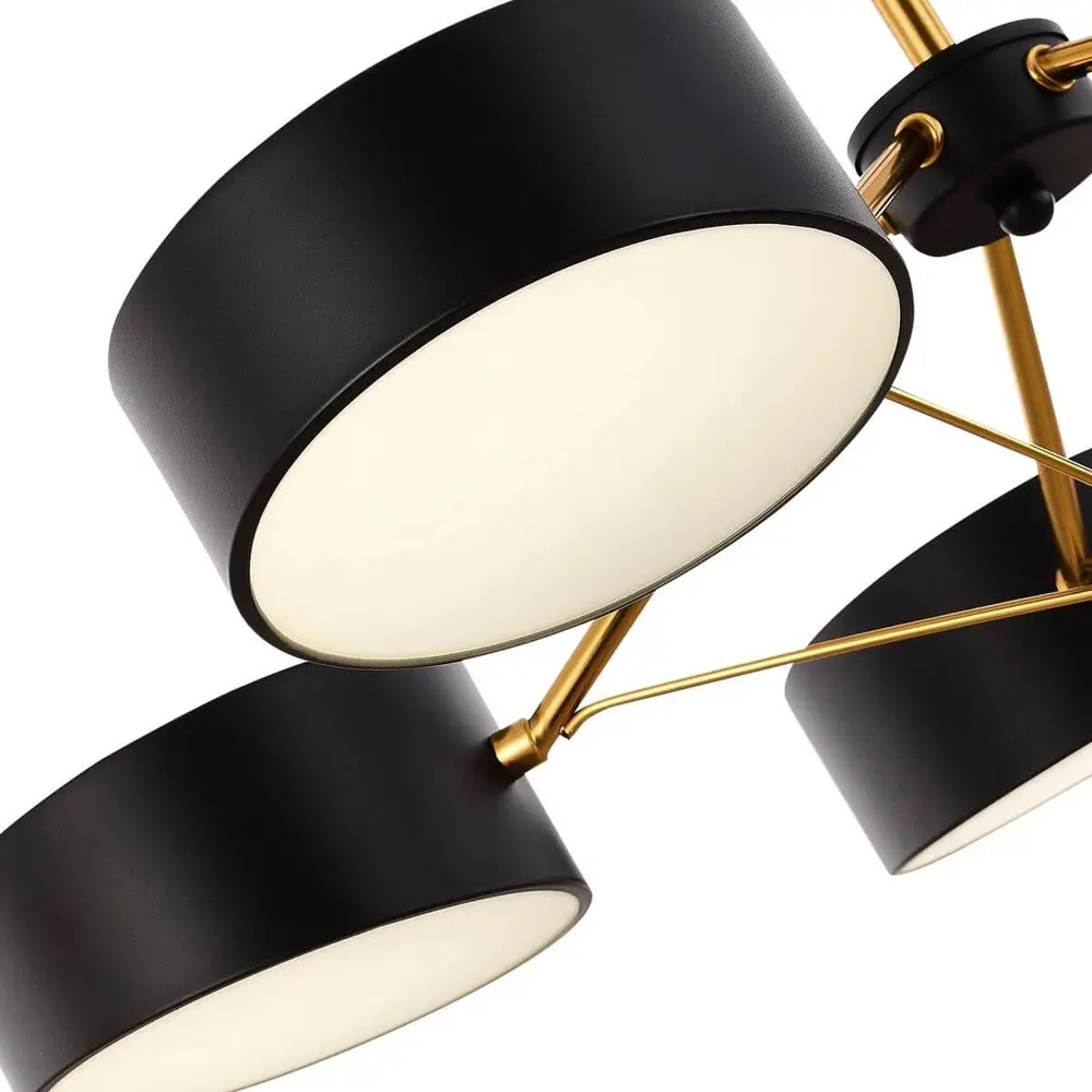 Фото 5 Светильник настенно-потолочный светодиодный ST LUCE SLE6005-402-03 Valle 11 м² холодный белый свет цвет золото Фото 5 Светильник настенно-потолочный светодиодный ST LUCE SLE6005-402-03 Valle 11 м² холодный белый свет цвет золото