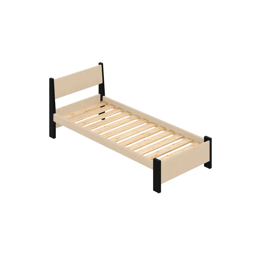 Фото Кровать Solarius Мишка реечное основание mkr-obiv-rs3-onix70-200 80 x 80 x 210 см дерево цвет бежевый/оникс Фото Кровать Solarius Мишка реечное основание mkr-obiv-rs3-onix70-200 80 x 80 x 210 см дерево цвет бежевый/оникс