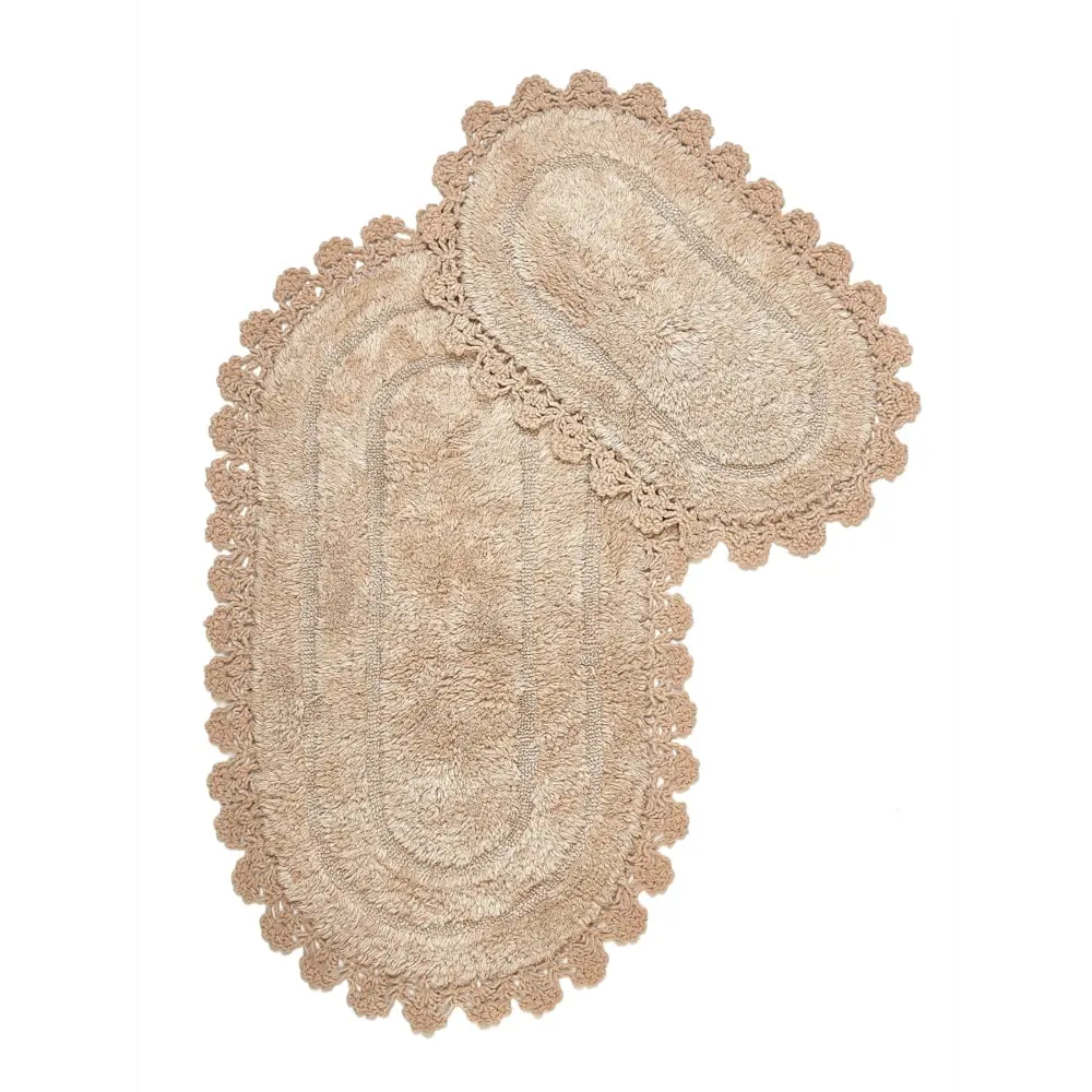 Фото 4 Коврик для ванной комнаты Arya Home Collection 8680943067333 100x60см цвет бежевый Фото 4 Коврик для ванной комнаты Arya Home Collection 8680943067333 100x60см цвет бежевый