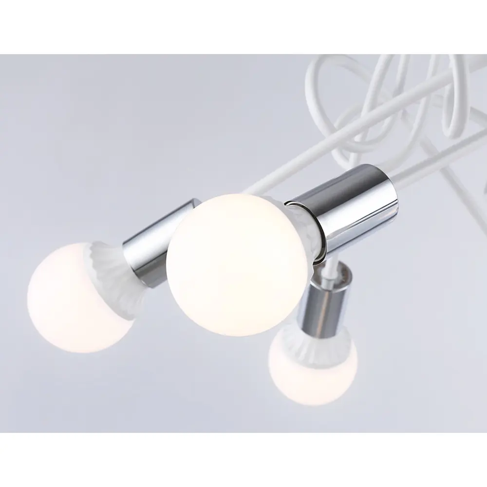 Фото 9 Люстра на штанге светодиодная Ambrella light Tr80417 12 м² нейтральный белый свет цвет белый Фото 9 Люстра на штанге светодиодная Ambrella light Tr80417 12 м² нейтральный белый свет цвет белый