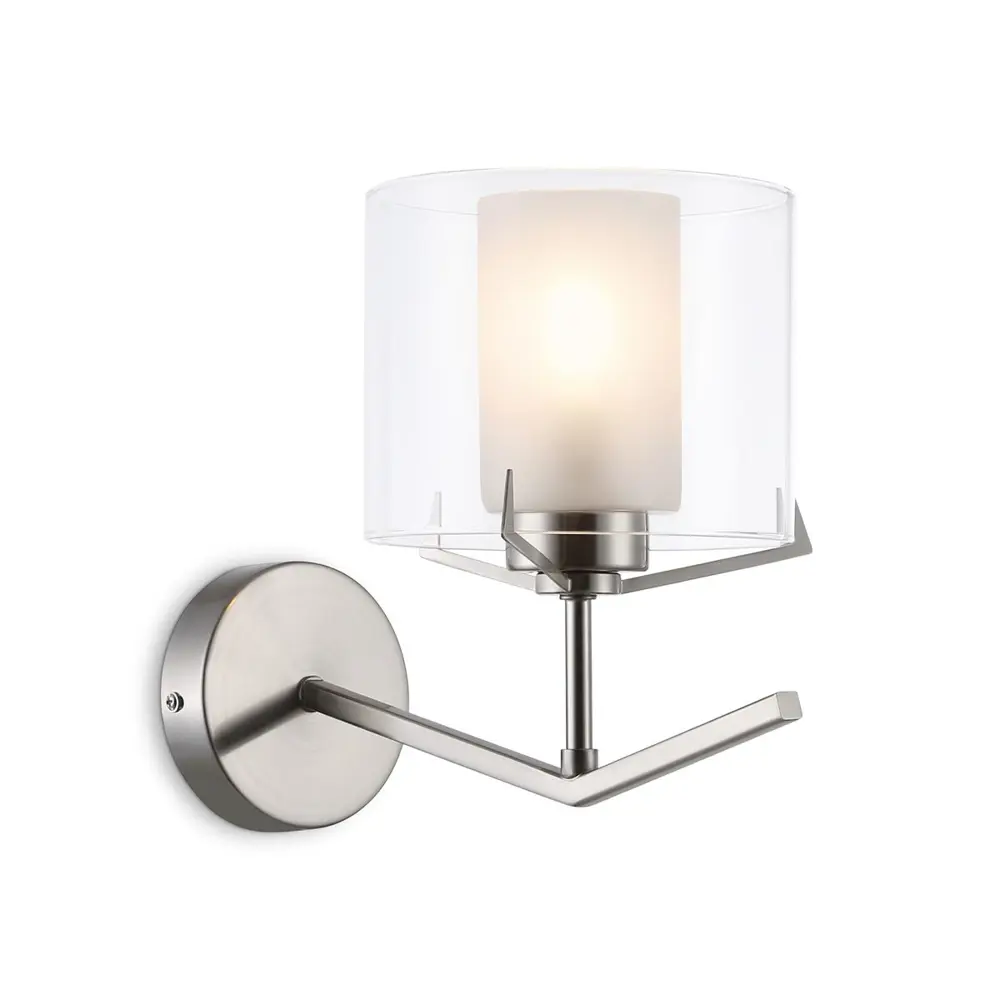 Фото 2 Настенный светильник Ambrella light High light Lh57004 цвет белый матовый/никель Фото 2 Настенный светильник Ambrella light High light Lh57004 цвет белый матовый/никель