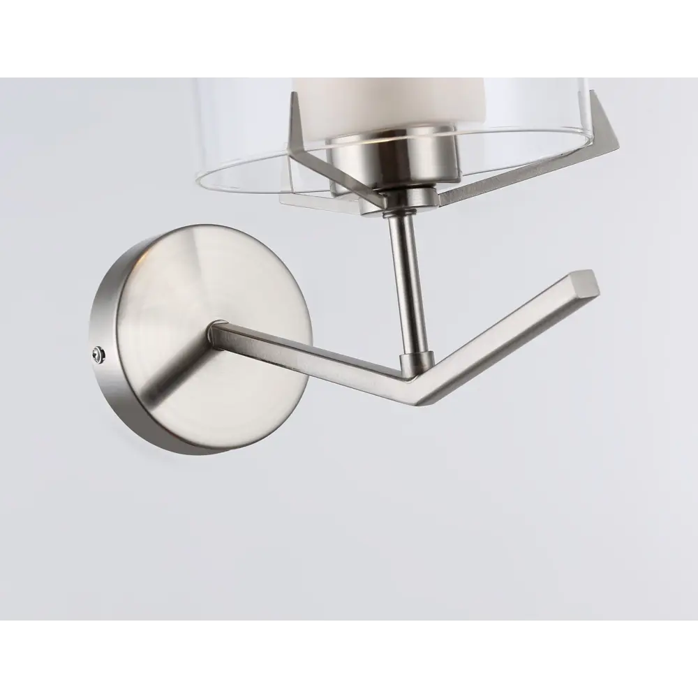 Фото 5 Настенный светильник Ambrella light High light Lh57004 цвет белый матовый/никель Фото 5 Настенный светильник Ambrella light High light Lh57004 цвет белый матовый/никель