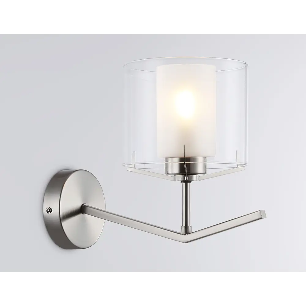 Фото 3 Настенный светильник Ambrella light High light Lh57004 цвет белый матовый/никель Фото 3 Настенный светильник Ambrella light High light Lh57004 цвет белый матовый/никель
