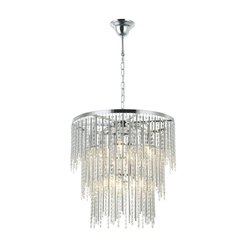 Фото 2 Люстра подвесная Stilfort Grandex Sf2145-09-12p 12 ламп 24 м² цвет хром