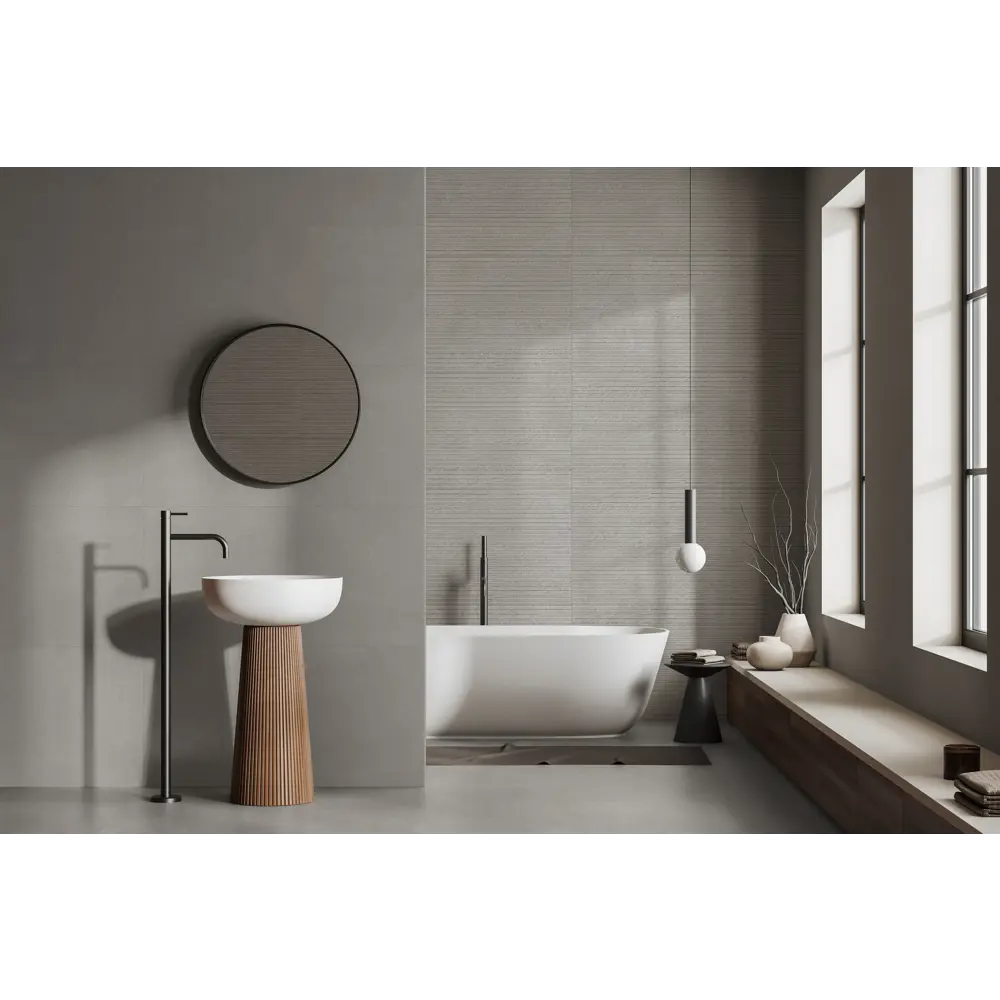 Фото 4 Керамогранит Global tile Harmony_gt GT1206014115MR 120x60см цвет серо-бежевый