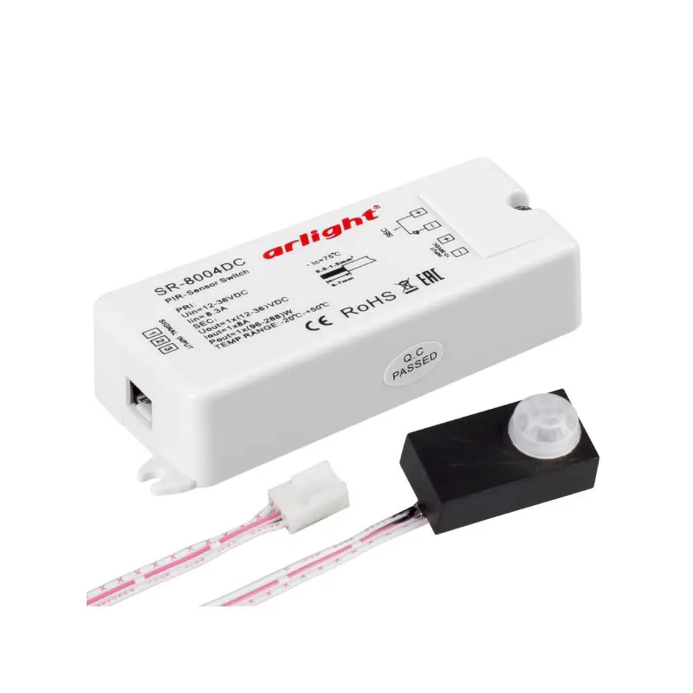 Фото Датчик Arlight SR-8004-DC black 12-36V 96-288W PIR-Sensor 020866 Фото Датчик Arlight SR-8004-DC black 12-36V 96-288W PIR-Sensor 020866