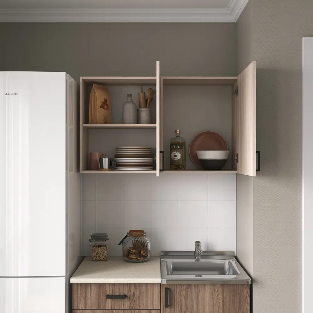 Фото 9 Кухонный гарнитур Ваша мебель Легенда 10 100x145x60 см ЛДСП цвет ясень шимо светлый, ясень шимо темный Фото 9 Кухонный гарнитур Ваша мебель Легенда 10 100x145x60 см ЛДСП цвет ясень шимо светлый, ясень шимо темный