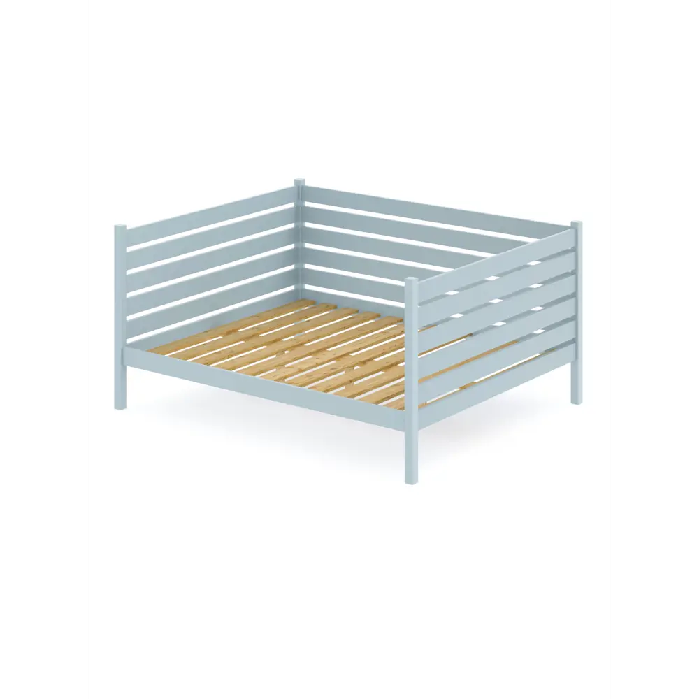 Фото Кровать Solarius Tahta-spin160-160gol 170 x 101 x 170 см сосна цвет голубой Фото Кровать Solarius Tahta-spin160-160gol 170 x 101 x 170 см сосна цвет голубой