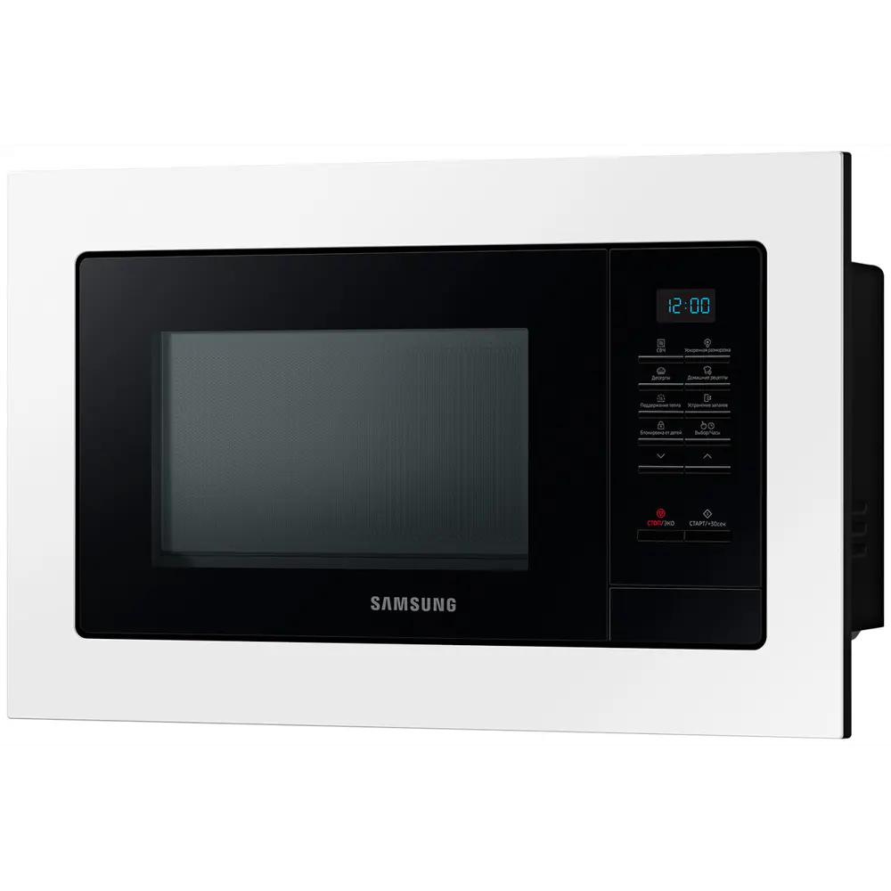 Фото 2 Встраиваемая микроволновая печь Samsung MS20A7013AL 20 л 59.6x38.1x31.3 см цвет белый, черный Фото 2 Встраиваемая микроволновая печь Samsung MS20A7013AL 20 л 59.6x38.1x31.3 см цвет белый, черный
