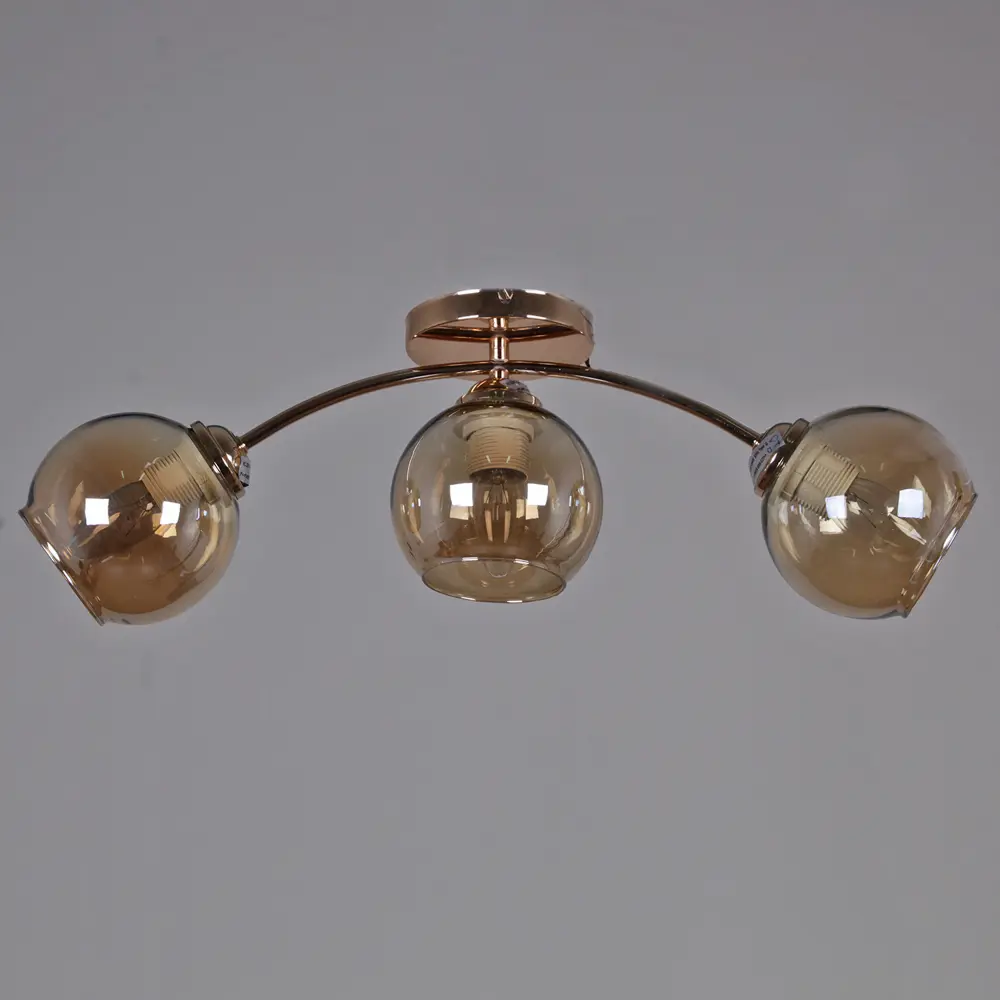 Фото 3 Люстра потолочная Reluce Нет 01538-0.3-03 fgd 3 лампа 9 м² цвет золото