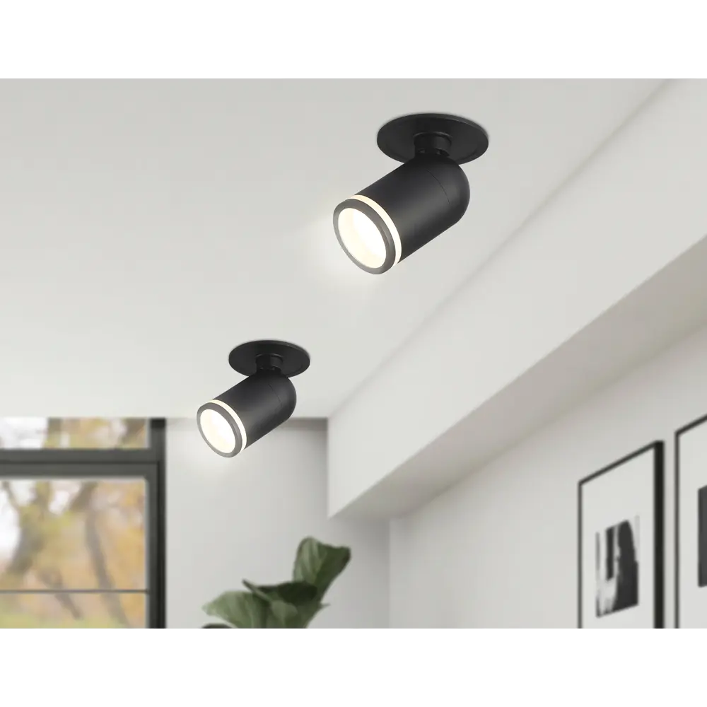 Фото 14 Светильник точечный встраиваемый светодиодный Ambrella Light Ta1273 2 м² под отверстие 6.5 см цвет черный Фото 14 Светильник точечный встраиваемый светодиодный Ambrella Light Ta1273 2 м² под отверстие 6.5 см цвет черный