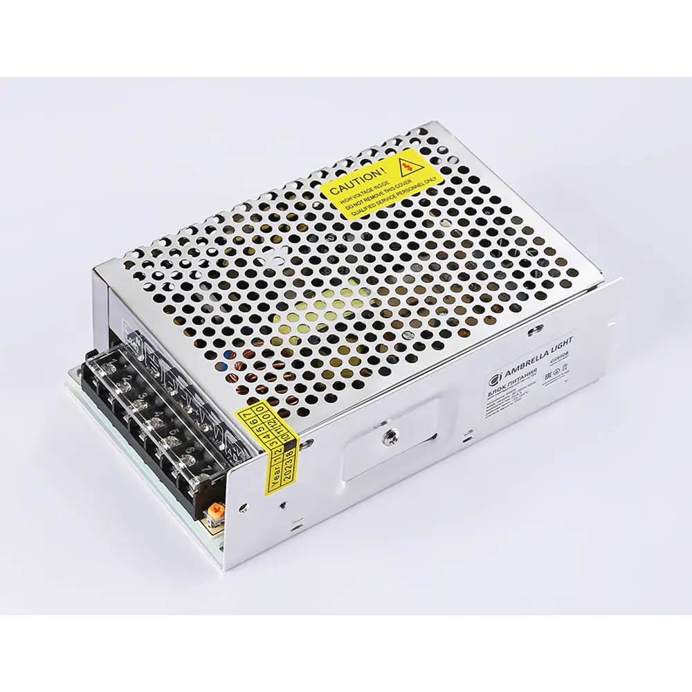 Фото 7 Блок питания для светодиодной ленты Ambrella Light 12 В 250 Вт 20.8A 12.5A IP20 90-260 В 160x98x50 Фото 7 Блок питания для светодиодной ленты Ambrella Light 12 В 250 Вт 20.8A 12.5A IP20 90-260 В 160x98x50