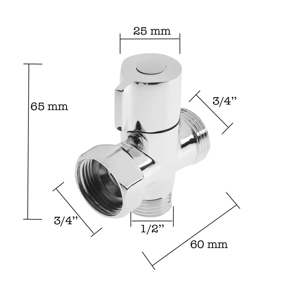Фото 4 Дивертор к смесителю DO.Korona DK-385C 1 1/4" латунь хром Фото 4 Дивертор к смесителю DO.Korona DK-385C 1 1/4" латунь хром